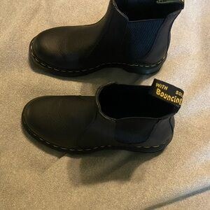 Dr. Martens Black Chelsea Boots with Elastic Panel